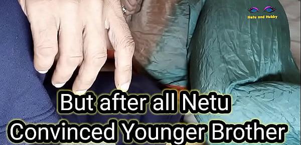  Netu punished by Brother and sucked Brother&039;s Cock as punishment Hindi Audio